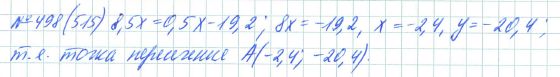 Ответ к задаче № 498 (515) - Рабочая тетрадь Макарычев Ю.Н., Миндюк Н.Г., Нешков К.И., гдз по алгебре 7 класс